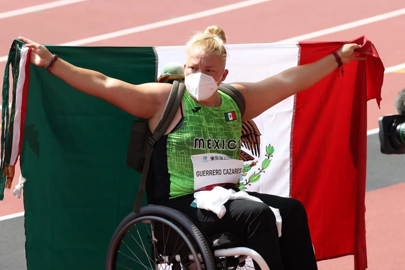 Sube México al podio por bronce en lanzamiento de disco en paralímpicos Tokio 2020 Sube México al podio por bronce en lanzamiento de disco en paralímpicos Tokio 2020