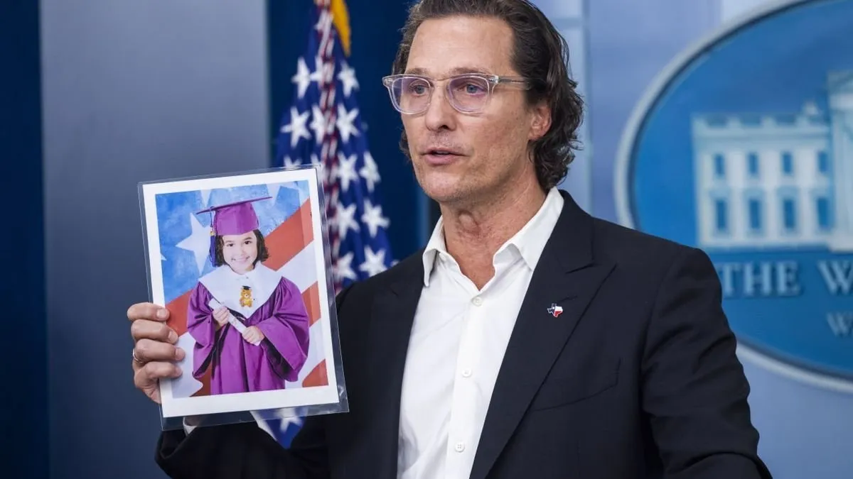 Matthew McConaughey comparte las historias de las víctimas de Uvalde en un emotivo discurso y pide mayor control de armas Matthew McConaughey comparte las historias de las víctimas de Uvalde en un emotivo discurso y pide mayor control de armas