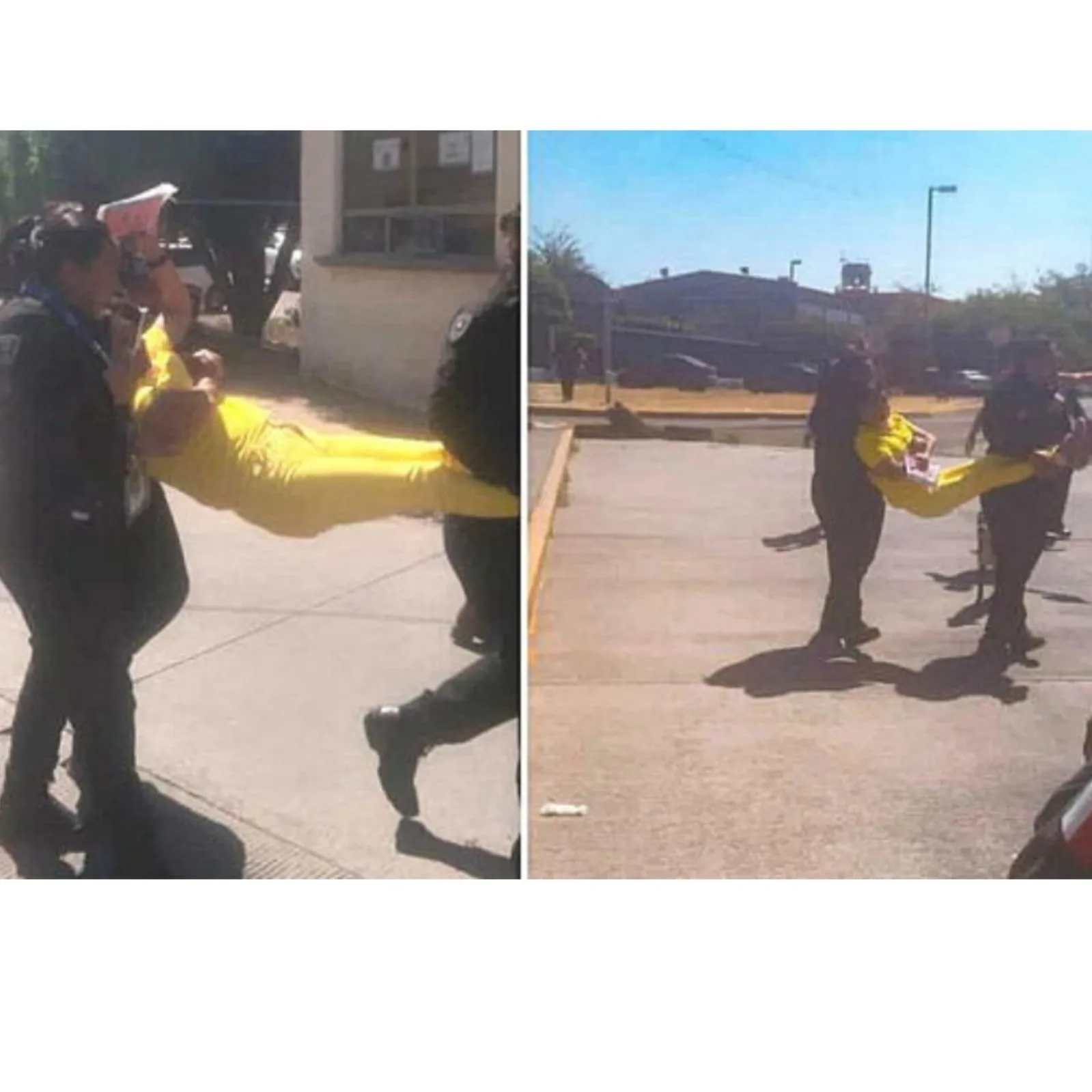 Sacan por la fuerza a mujer que se negaba a abandonar la cárcel luego de 25 años Sacan por la fuerza a mujer que se negaba a abandonar la cárcel luego de 25 años