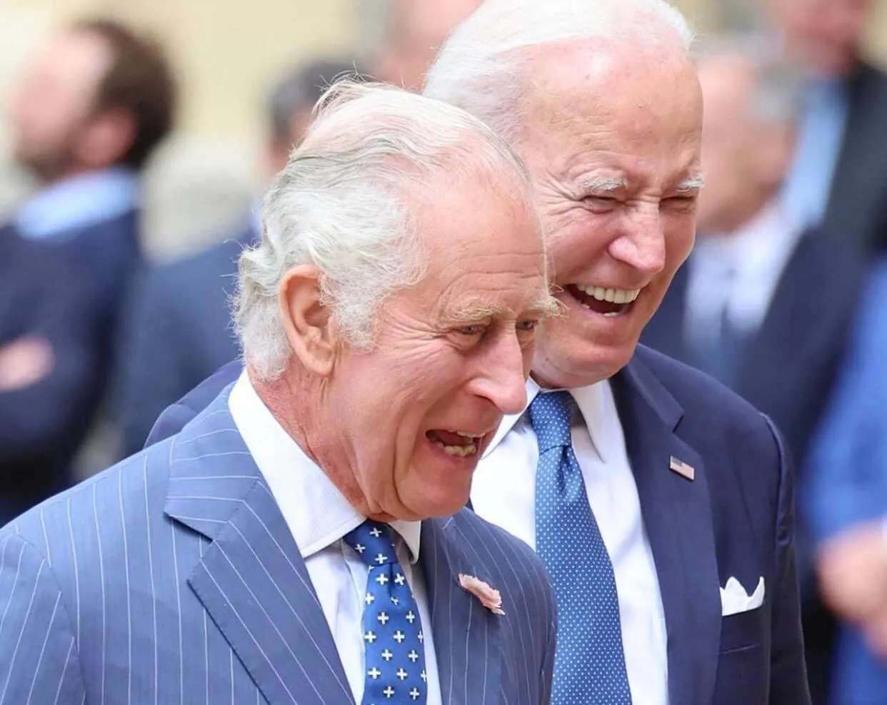 El rey Carlos III recibe a Joe Biden en el Castillo de Windsor El rey Carlos III recibe a Joe Biden en el Castillo de Windsor
