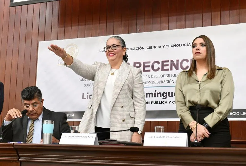 Comparece la Secretaria de Educación Pública y Cultura, Graciela Domínguez Nava ante Congreso Local Comparece la Secretaria de Educación Pública y Cultura, Graciela Domínguez Nava ante Congreso Local