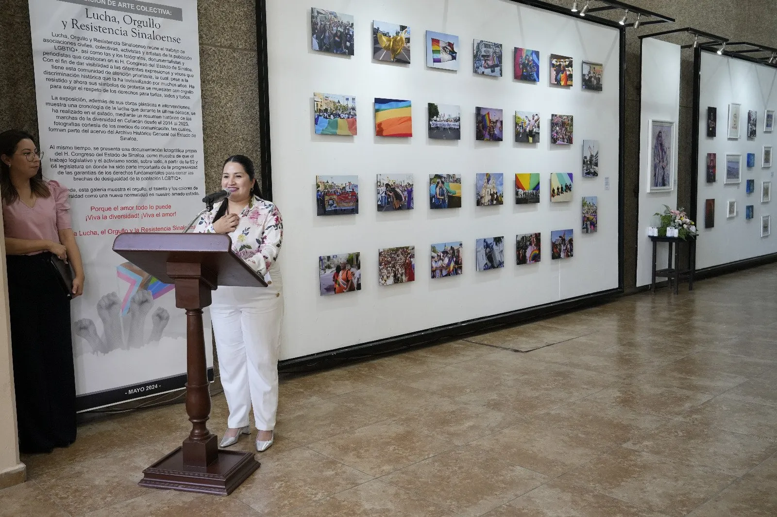 Inaugura Congreso exposición colectiva “Lucha, Orgullo y Resistencia Sinaloense” Inaugura Congreso exposición colectiva “Lucha, Orgullo y Resistencia Sinaloense”