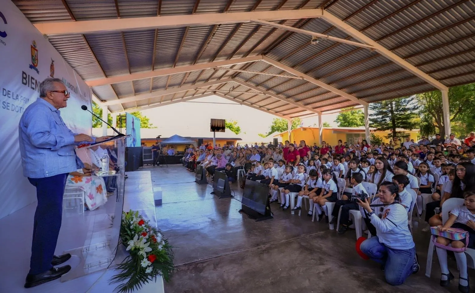 Rocha inicia construcción de Aula Digital en escuela rural de Sinaloa municipio Rocha inicia construcción de Aula Digital en escuela rural de Sinaloa municipio