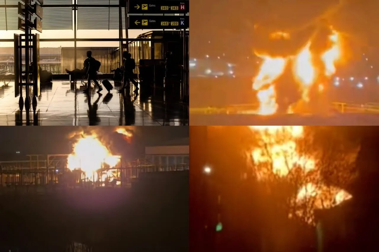 Incendio y corte de energía obligan al cierre del aeropuerto de Heathrow, generando caos en el tráfico aéreo mundial Incendio y corte de energía obligan al cierre del aeropuerto de Heathrow, generando caos en el tráfico aéreo mundial