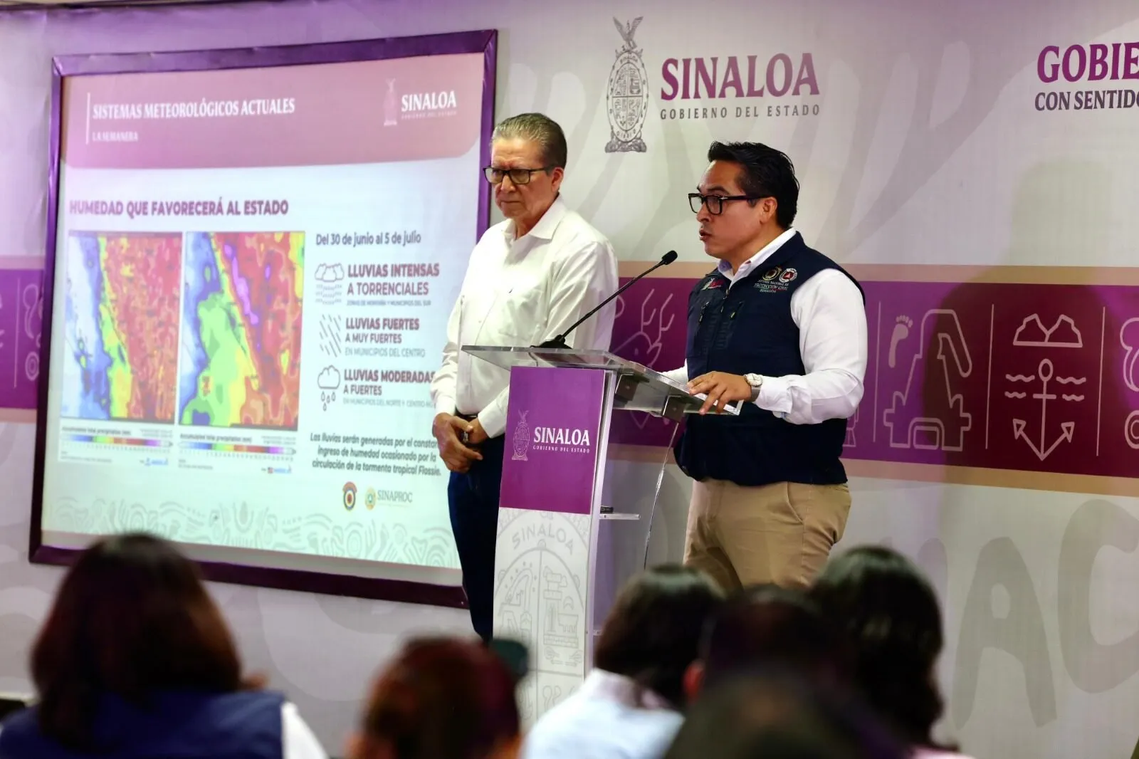 Finaliza junio con lluvias por encima de lo normal, Informa Roy Navarrete director de Protección Civil Finaliza junio con lluvias por encima de lo normal, Informa Roy Navarrete director de Protección Civil
