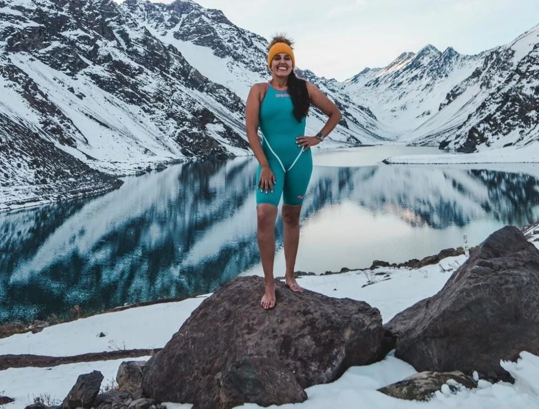 “La sirena de hielo” Barbara Hernández es la primera sudamericana en completar desafío de los siente mare “La sirena de hielo” Barbara Hernández es la primera sudamericana en completar desafío de los siente mare