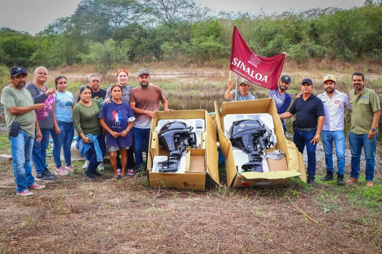 Gobierno de Sinaloa beneficia por primera vez a cooperativa de la Presa Las Higueras con motores y panga Gobierno de Sinaloa beneficia por primera vez a cooperativa de la Presa Las Higueras con motores y panga