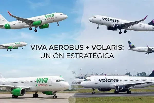 Volaris y Viva Aerobus se fusionan para crear un nuevo grupo aéreo mexicano líder Volaris y Viva Aerobus se fusionan para crear un nuevo grupo aéreo mexicano líder