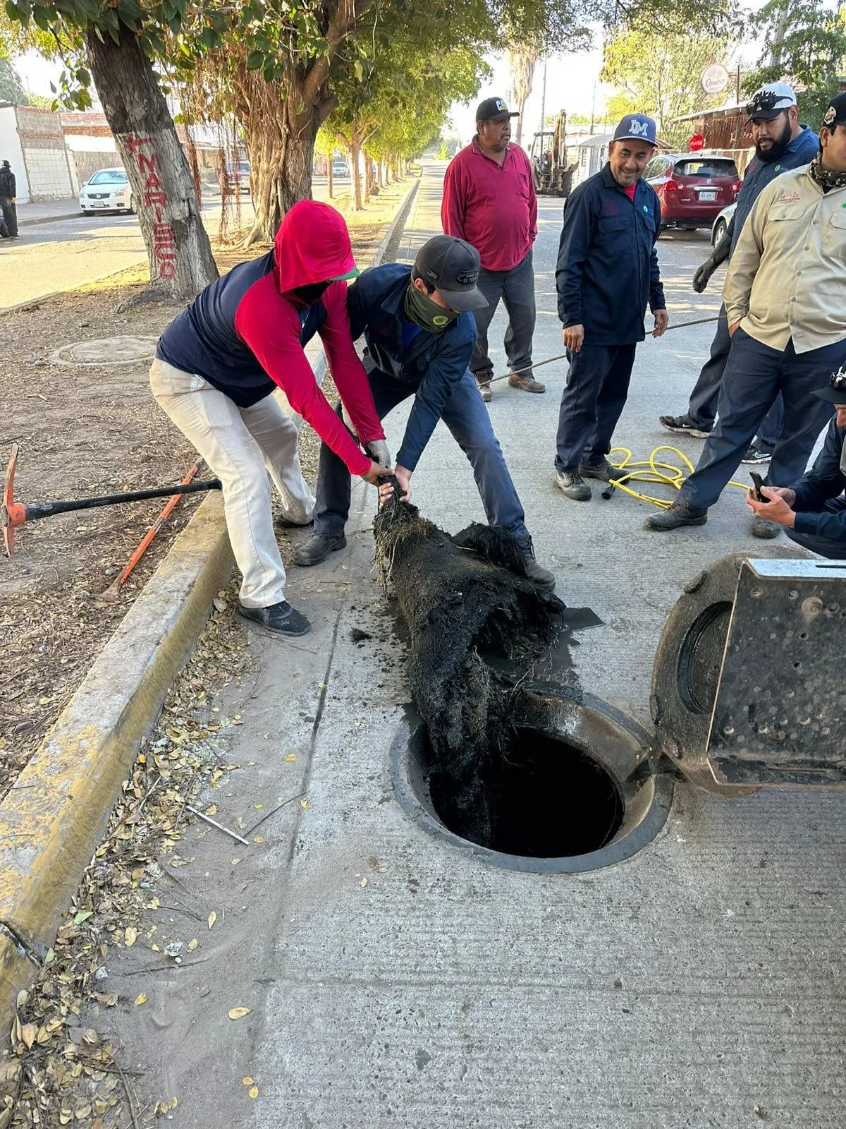 Japama logra restablecer el flujo de aguas negras en la Colonia 12 de Octubre Japama logra restablecer el flujo de aguas negras en la Colonia 12 de Octubre
