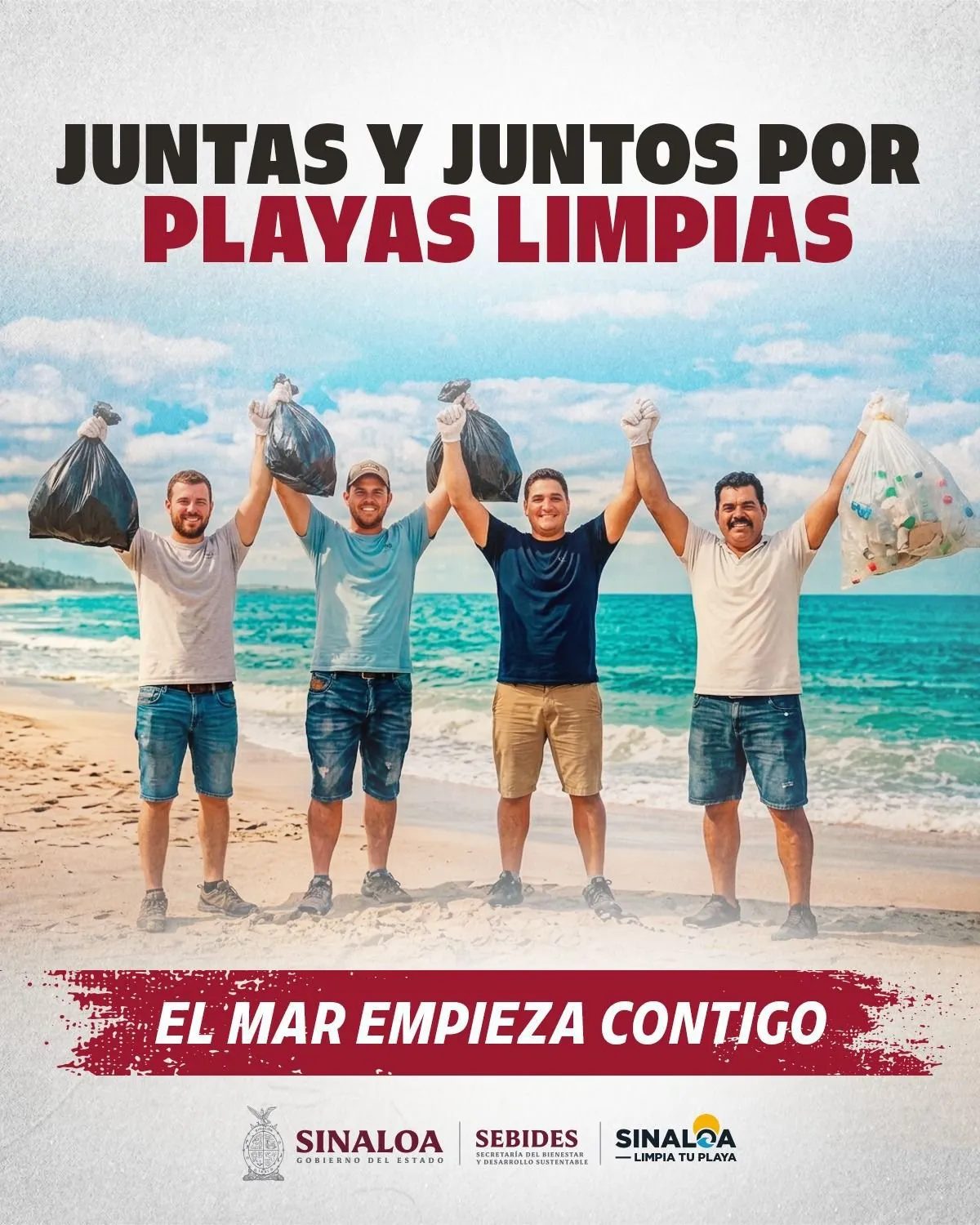 Gobierno de Sinaloa impulsa el cuidado de playas e invita a vacacionistas a actuar con responsabilidad Gobierno de Sinaloa impulsa el cuidado de playas e invita a vacacionistas a actuar con responsabilidad