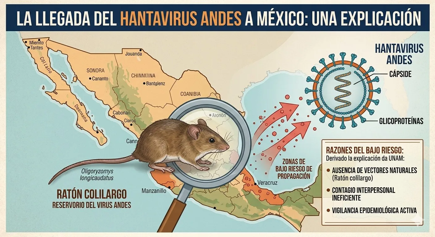 UNAM explica probabilidad de la llegada del hantavirus de los Andes a México UNAM explica probabilidad de la llegada del hantavirus de los Andes a México