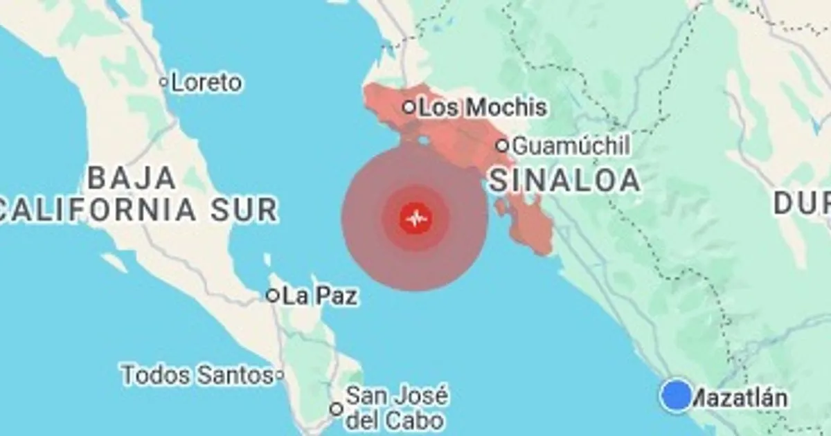 ¡Susto bajo el mar! Sismo de magnitud 6.1 sacude las costas de Sinaloa y desata desalojos preventivos ¡Susto bajo el mar! Sismo de magnitud 6.1 sacude las costas de Sinaloa y desata desalojos preventivos