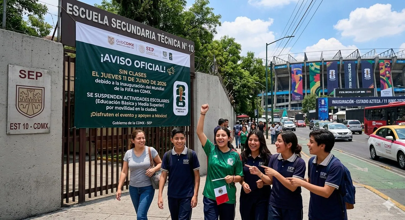 MÉXICO SE PARALIZA POR EL DEBUT MUNDIALISTA: SEP CONFIRMA DÍA LIBRE EN LA CAPITAL MÉXICO SE PARALIZA POR EL DEBUT MUNDIALISTA: SEP CONFIRMA DÍA LIBRE EN LA CAPITAL