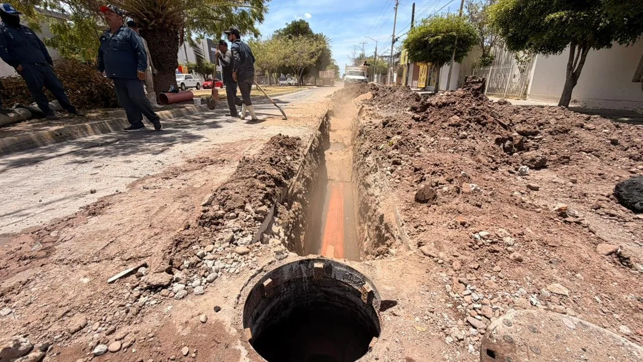 JAPAMA avanza en obras de rehabilitación de red de drenajes JAPAMA avanza en obras de rehabilitación de red de drenajes