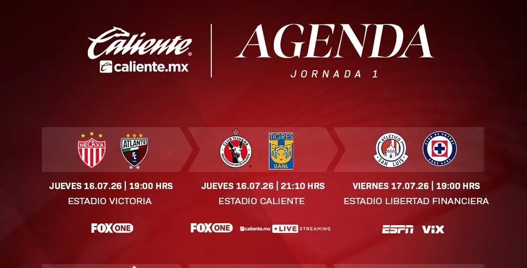 ¡El balón vuelve a rodar! Arranca oficialmente el Apertura 2026 de la Liga MX ¡El balón vuelve a rodar! Arranca oficialmente el Apertura 2026 de la Liga MX
