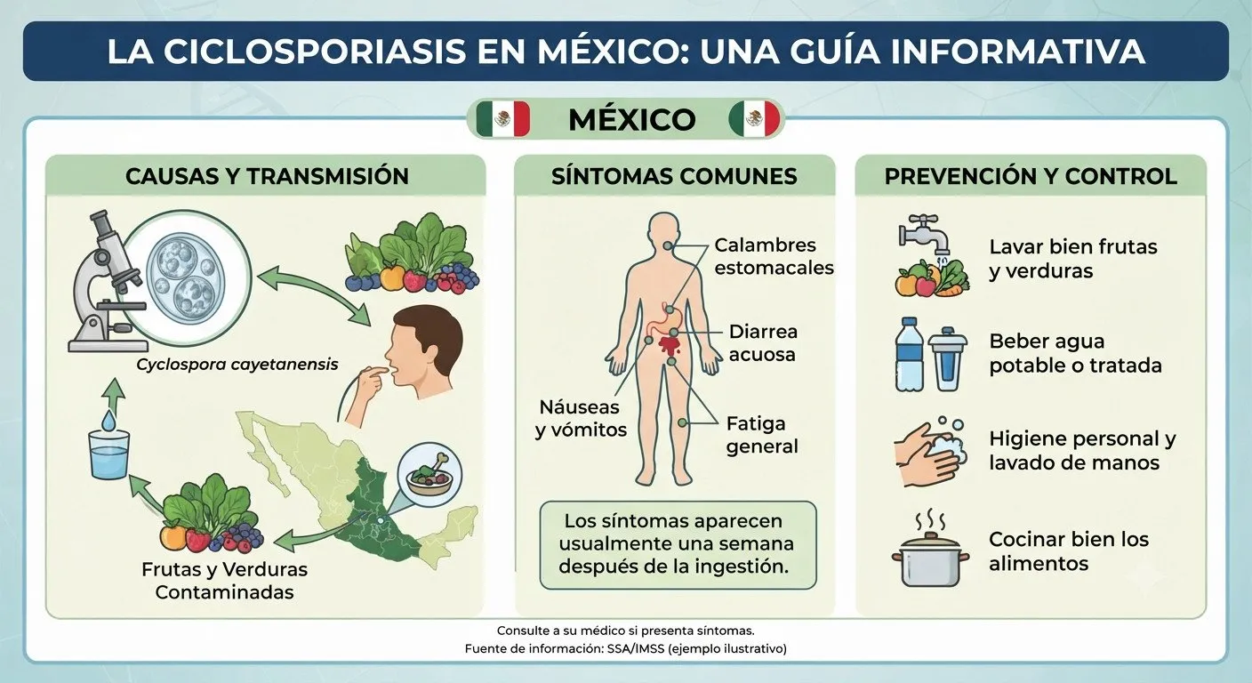 ¿Qué es la ciclosporiasis y por qué encendió las alertas sanitarias internacionales? ¿Qué es la ciclosporiasis y por qué encendió las alertas sanitarias internacionales?