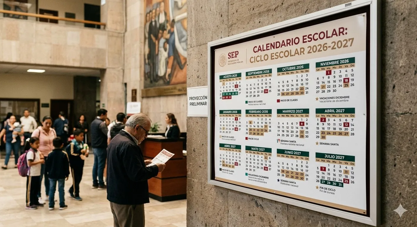 Calendario Escolar 2026-2027: SEP revela anteproyecto para el próximo ciclo académico Calendario Escolar 2026-2027: SEP revela anteproyecto para el próximo ciclo académico