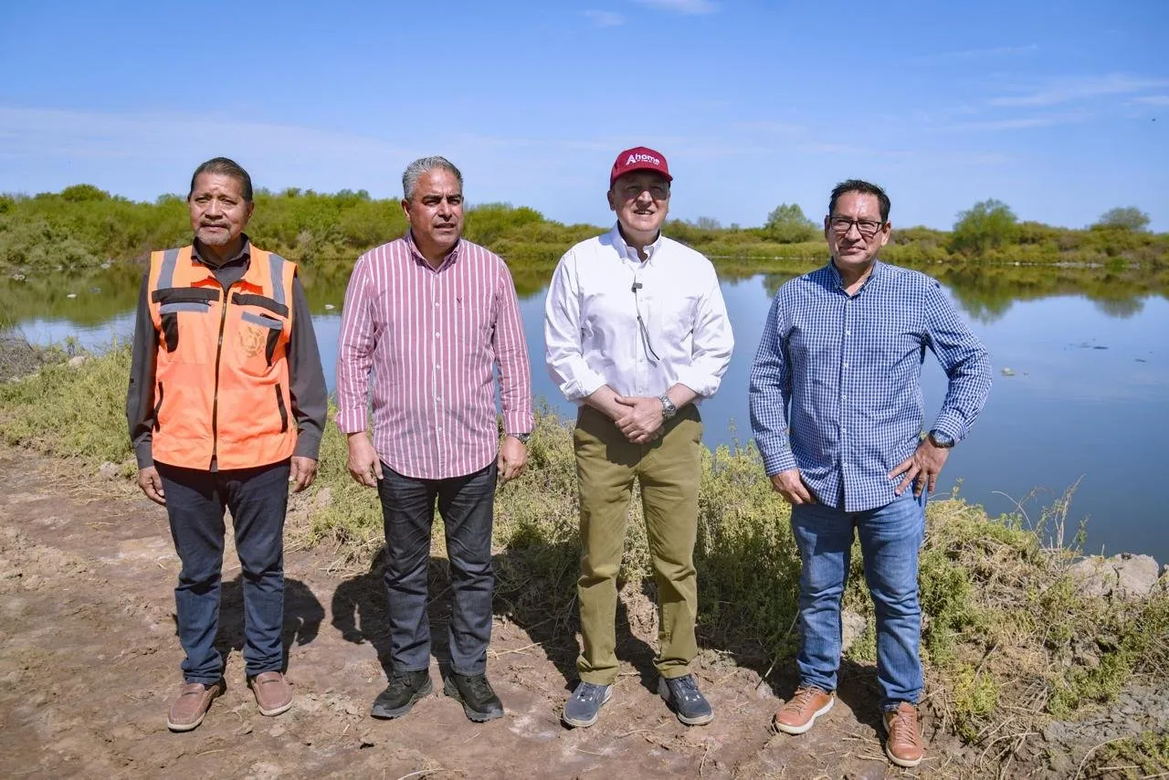 Más de 35 mil metros cúbicos de sedimentos han sacado de Dren Juárez al sur Más de 35 mil metros cúbicos de sedimentos han sacado de Dren Juárez al sur
