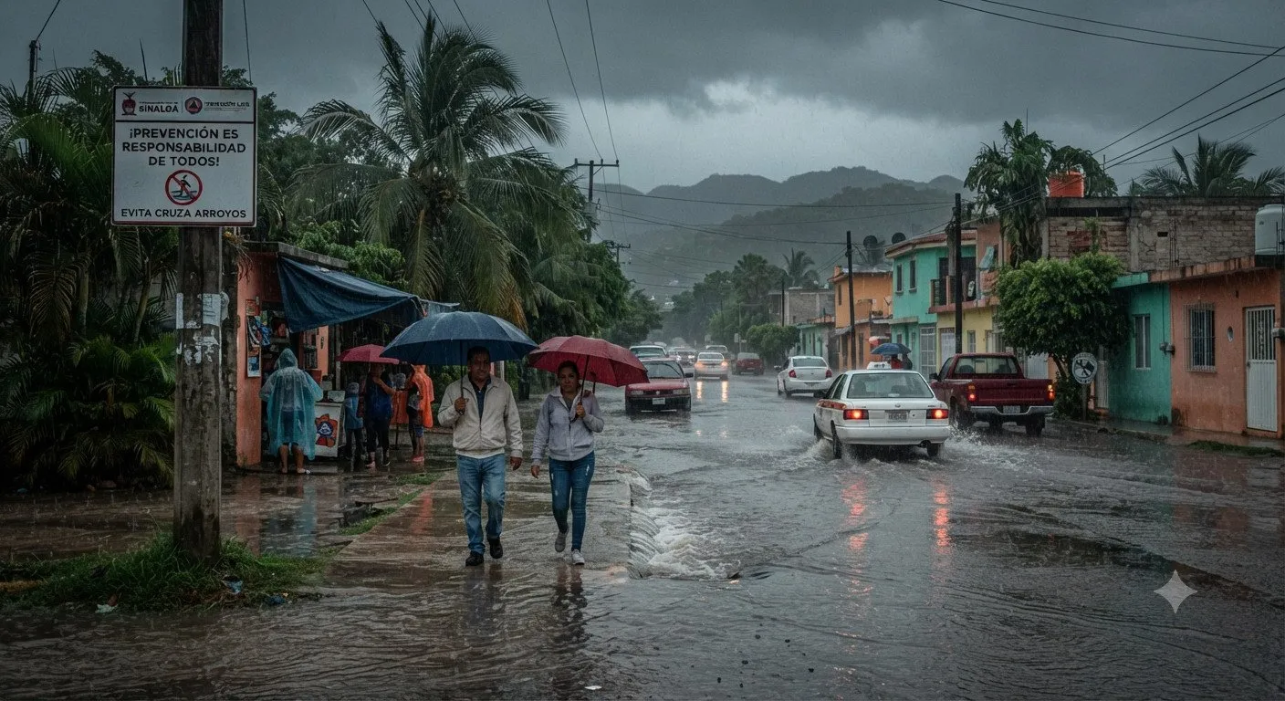 Temporada de lluvias en Sinaloa: Un llamado a la prevención como responsabilidad compartida Temporada de lluvias en Sinaloa: Un llamado a la prevención como responsabilidad compartida