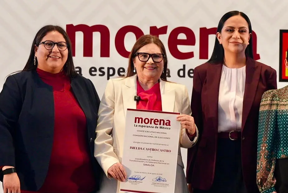“Recuperaremos los valores y el rumbo de la transformación”: Imelda Castro al asumir la coordinación de la 4T en Sinaloa “Recuperaremos los valores y el rumbo de la transformación”: Imelda Castro al asumir la coordinación de la 4T en Sinaloa
