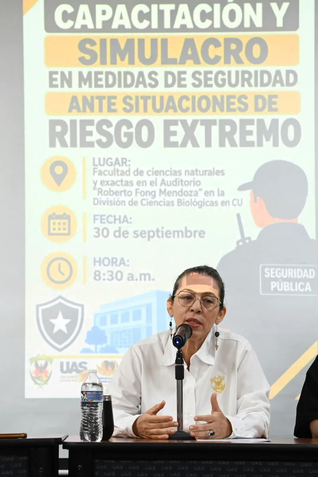 Prepararse para conservar la calma: la Facultad de Ciencias Naturales y Exactas de la UAS realiza simulacros en vivo e imparte técnicas de contención emocional ante situaciones de alerta en Sinaloa Prepararse para conservar la calma: la Facultad de Ciencias Naturales y Exactas de la UAS realiza simulacros en vivo e imparte técnicas de contención emocional ante situaciones de alerta en Sinaloa