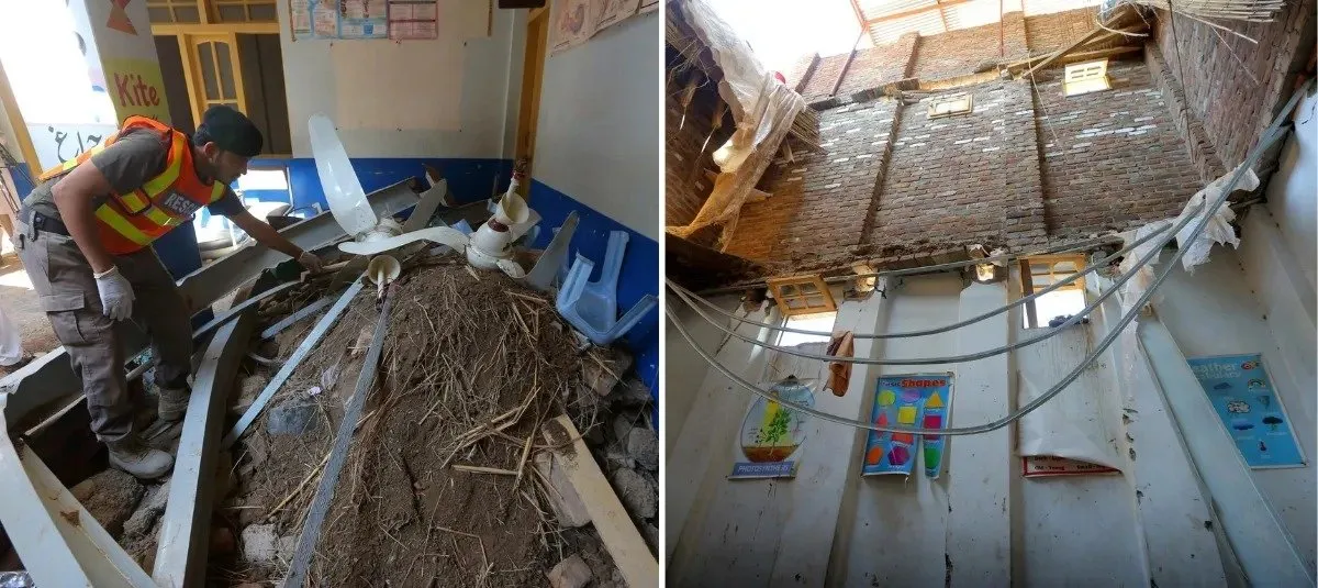 Tragedia en Pakistán: Se derrumba el techo de una escuela y deja al menos 6 estudiantes muertos y decenas de heridos Tragedia en Pakistán: Se derrumba el techo de una escuela y deja al menos 6 estudiantes muertos y decenas de heridos