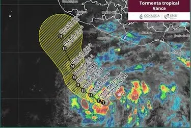 Alerta meteorológica: Se forma la tormenta tropical ‘Vence’ en el Pacífico; SMN monitorea su posible evolución a huracán y trayectoria Alerta meteorológica: Se forma la tormenta tropical ‘Vence’ en el Pacífico; SMN monitorea su posible evolución a huracán y trayectoria