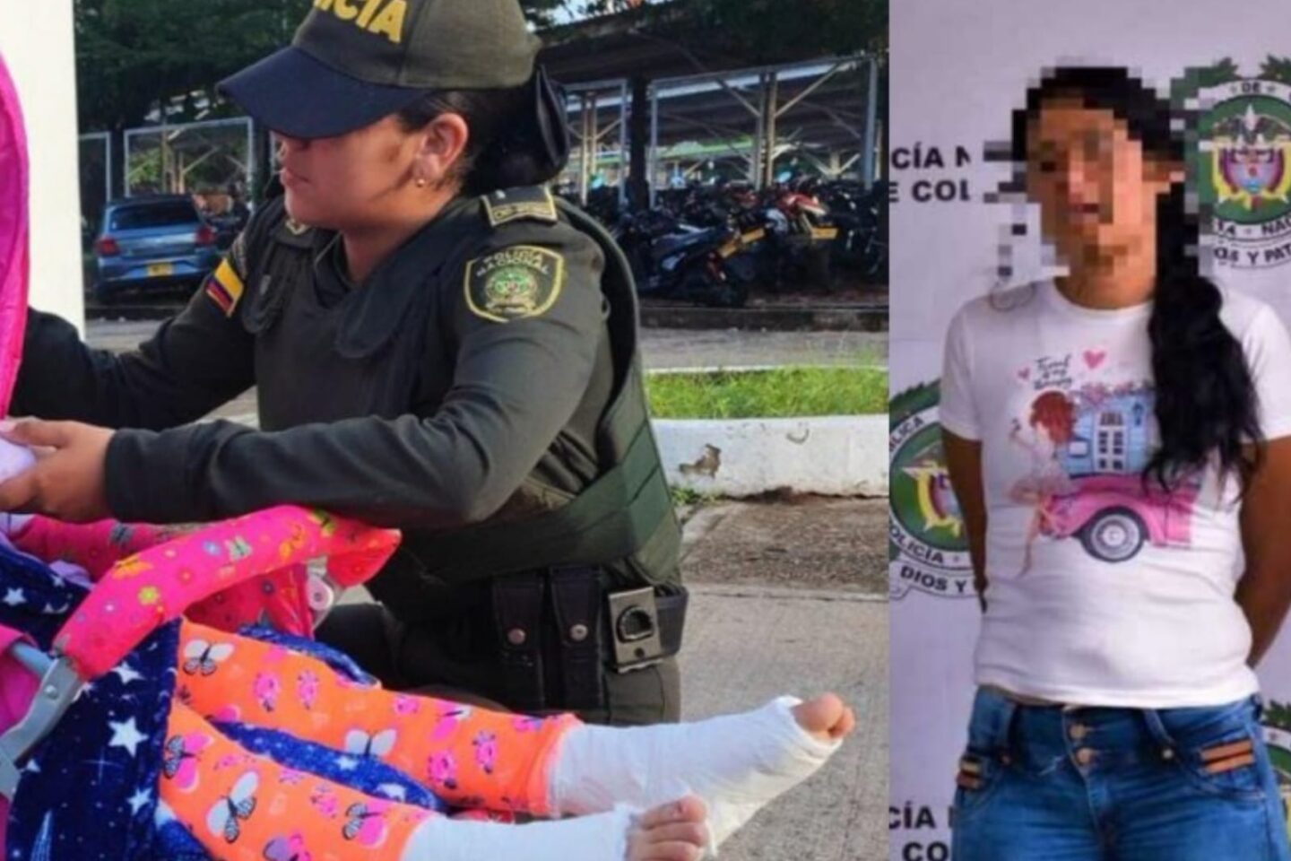 Mamá enyesaba a su hija de 7 años para pedir limosnas