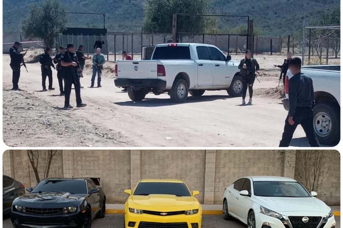 Atacan a un agente investigador en Sonora y todo se sale de control; Hay 3 muertos y vehículos de lujo asegurados