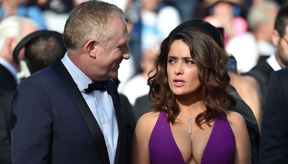 ¿De cuantas marcas es propietario el esposo de Salma Hayek?