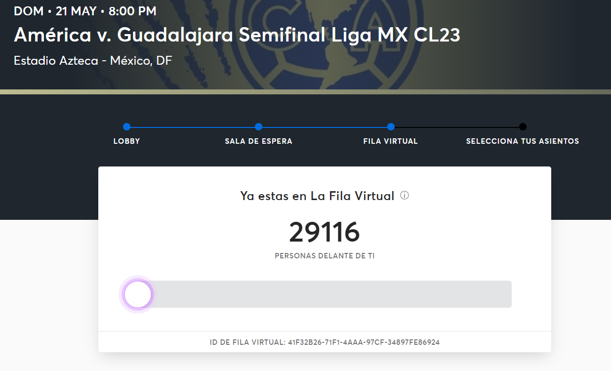 América vs Chivas: Fila virtual hasta de 30 mil personas ¡Boletos AGOTADOS!