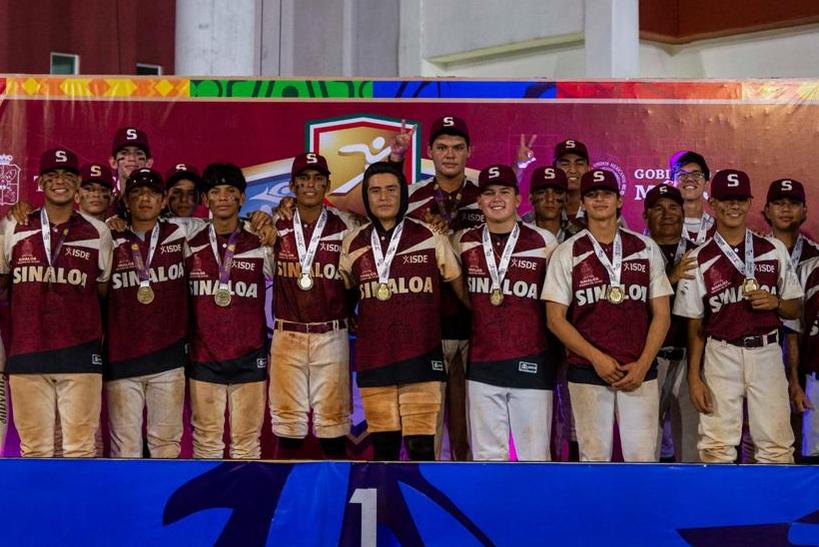 Sinaloa gana el oro en la Junior en la disciplina del Beisbol