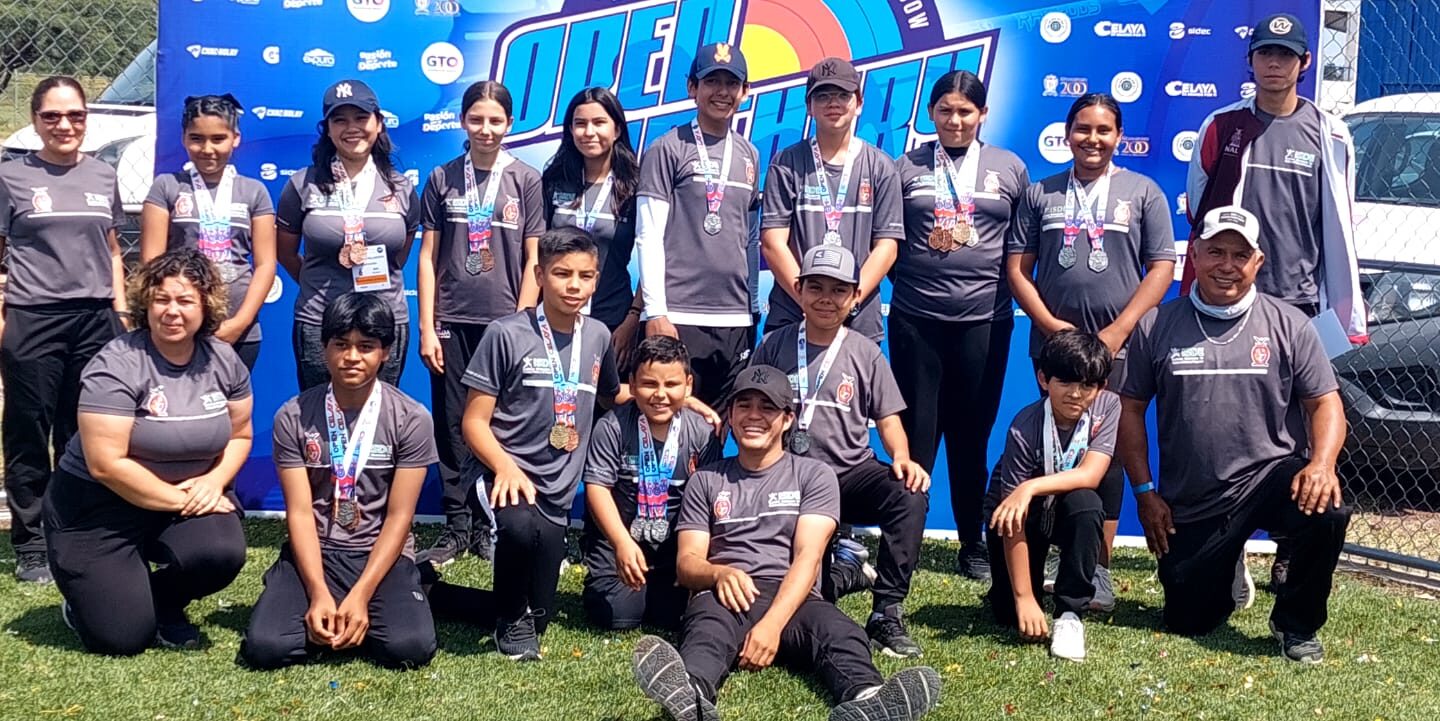 Obtienen sinaloenses 39 medallas en Nacional Infantil de Tiro con Arco