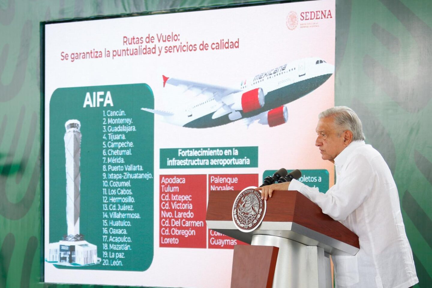 Tramo de Palenque a Cancún del Tren Maya se inaugurará el 15 de diciembre: AMLO