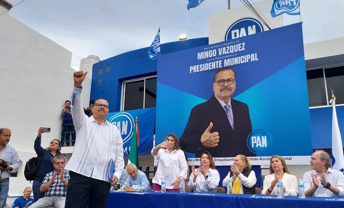 Se registra ‘Mingo’ Vázquez como precandidato del PAN a la Alcaldía de Ahome