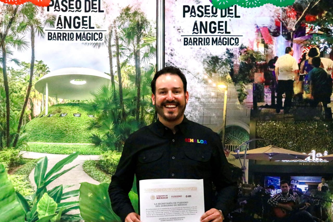 Paseo del Ángel de Culiacán ya es Barrio Mágico