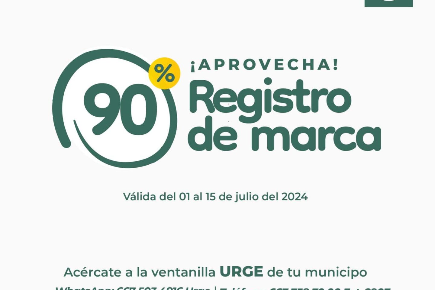 Gobierno de Rocha ofrece 90% de descuento en el Registro de Marca para MiPyMes y emprendedores