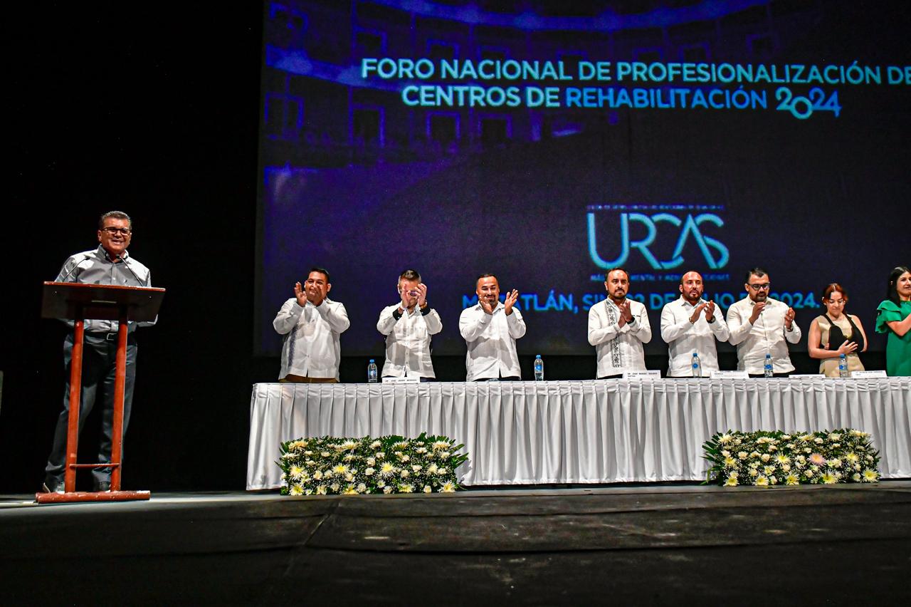 Es Mazatlán sede del Foro Nacional de Profesionalización de Centros de Rehabilitación 2024.