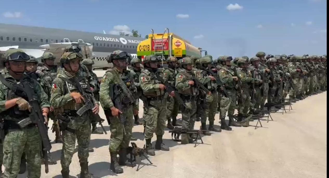 Efectivos del Ejército Mexicano arriban a Sinaloa para reforzar la Estrategia de Seguridad en la entidad