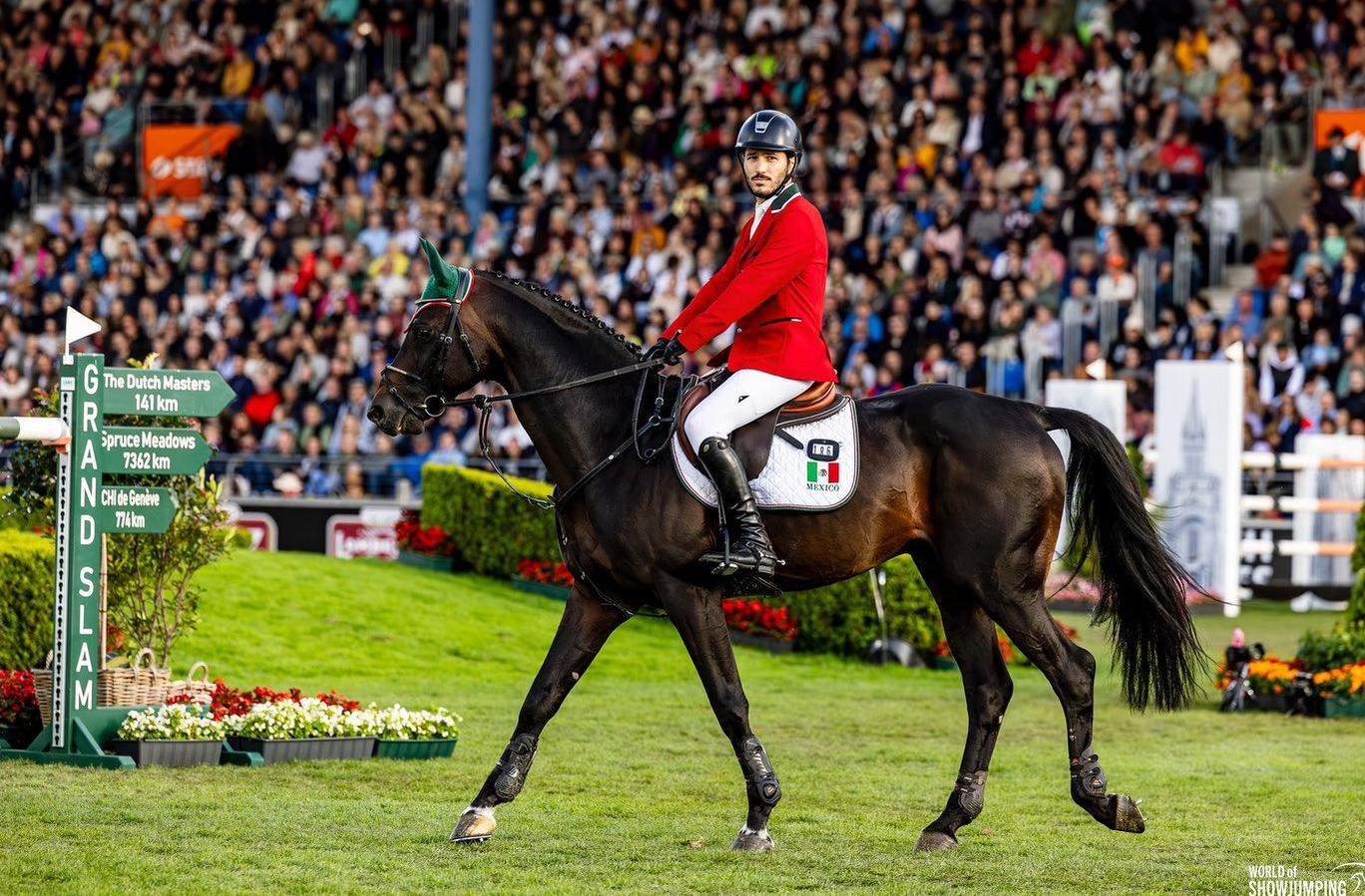 Andrés Azcárraga clasifica a la final olímpica de salto ecuestre individual