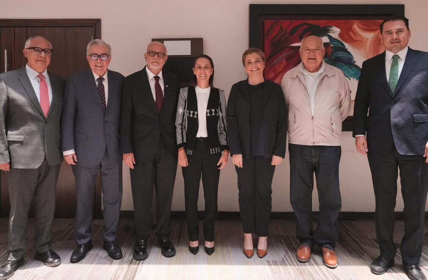 Rocha se reúne con la presidenta electa Claudia Sheinbaum
