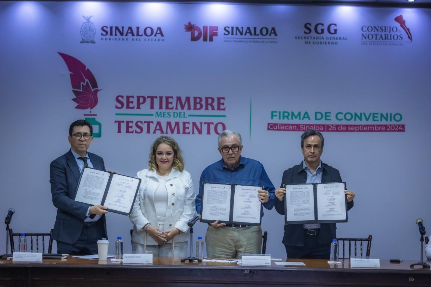 Celebran convenio para la campaña “Septiembre, Mes del Testamento”