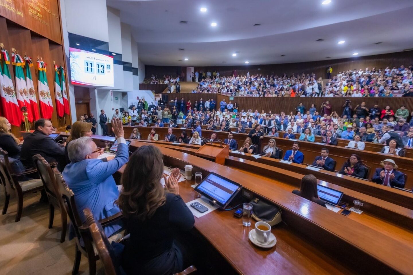 Asiste Rocha Moya a instalación de la Sexagésima Quinta Legislatura
