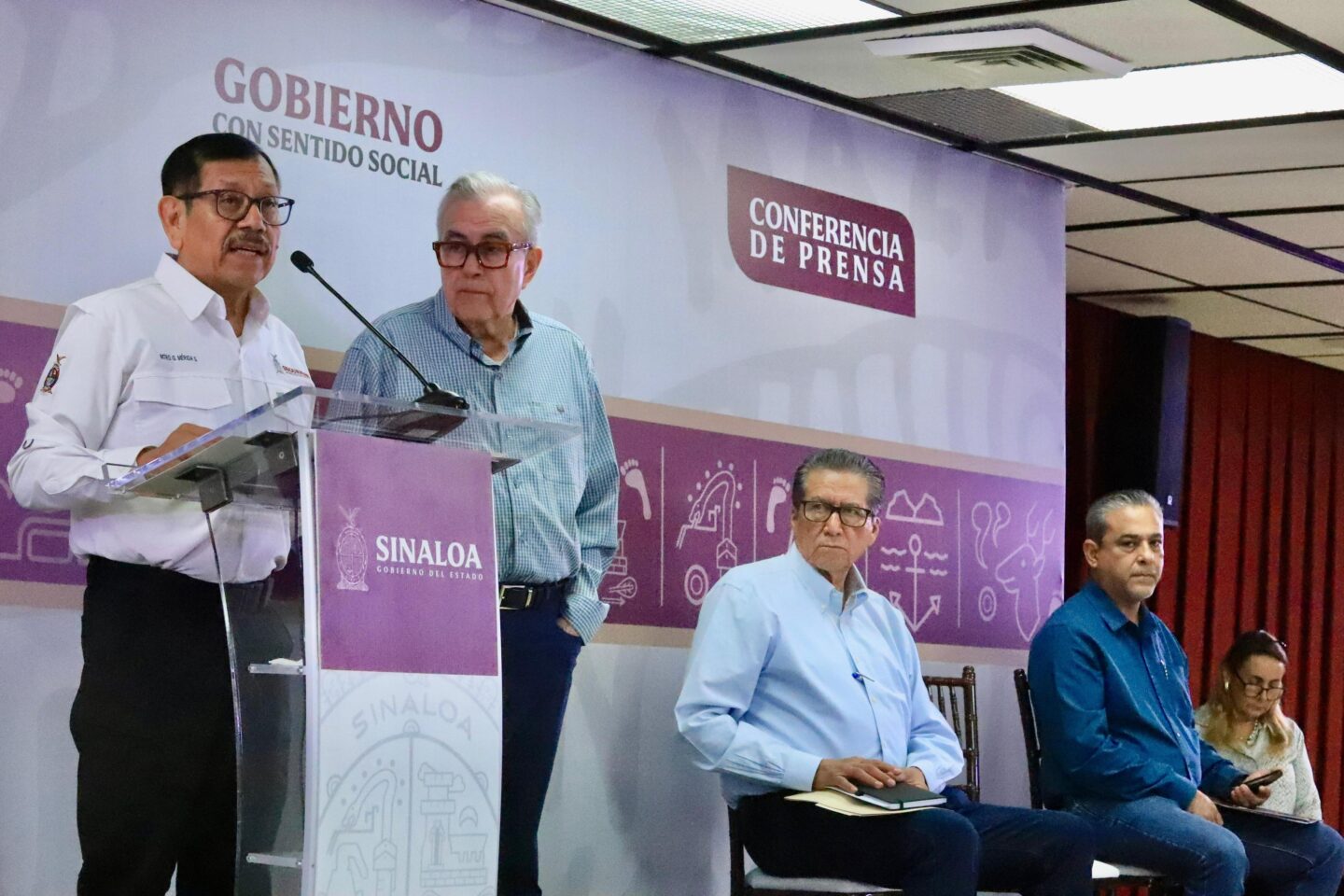 Informa secretario de Seguridad Pública sobre resultados de los operativos implementados por autoridades de los tres órdenes de Gobierno en Sinaloa