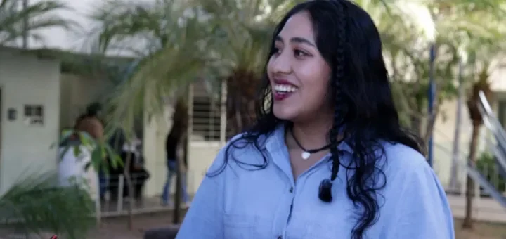 Ángeles Hareth, estudiante de la Universidad Autónoma Metropolitana, agradece a la UAS el conocimiento adquirido tras hacer estancia académica