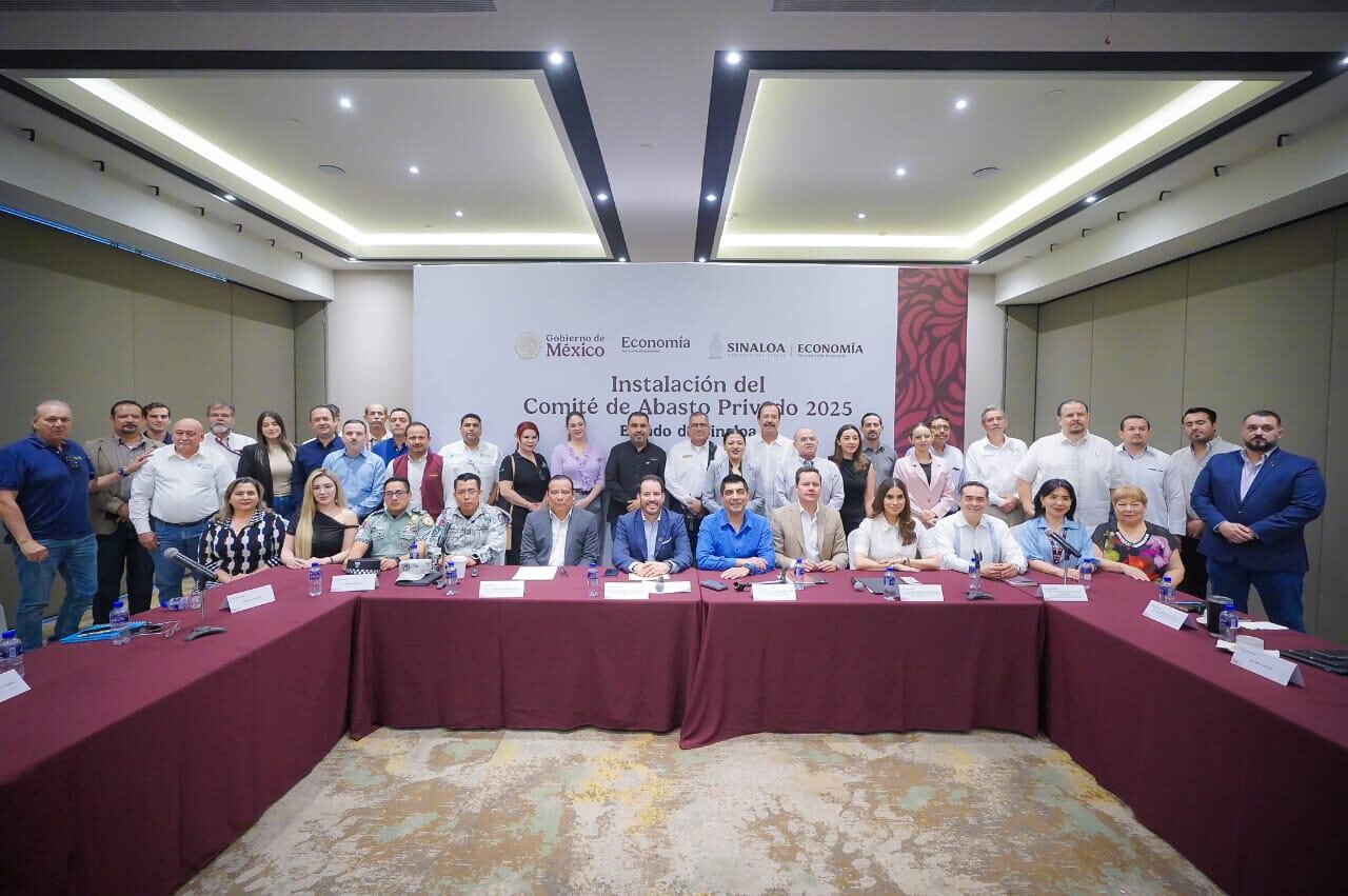 Instalan en Sinaloa el Comité de Abasto Privado en Situaciones de Emergencia 2025