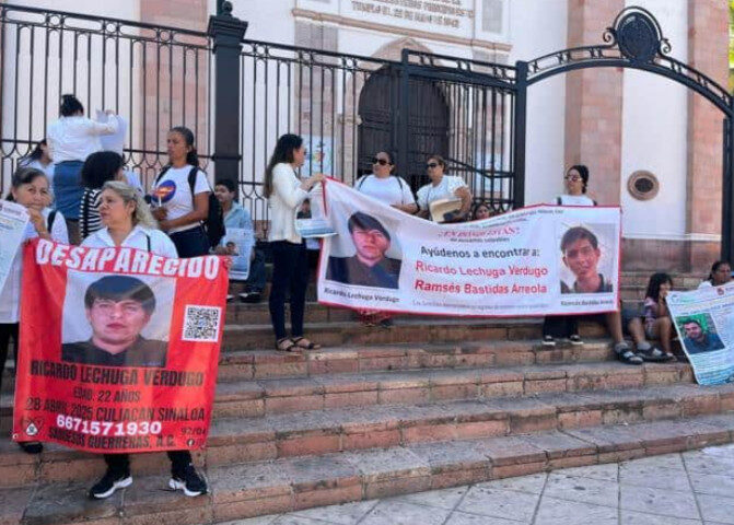 La Catedral de Culiacán es testigo de la lucha de madres de desaparecidos