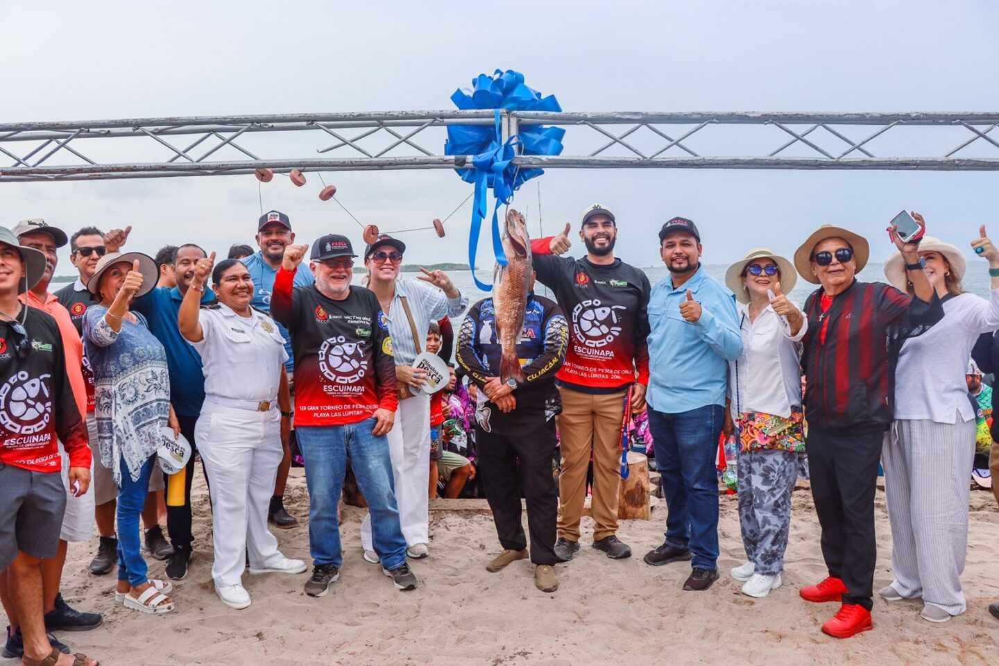 Teacapán brilla en el 1er. Torneo de Pesca Deportiva de Orilla