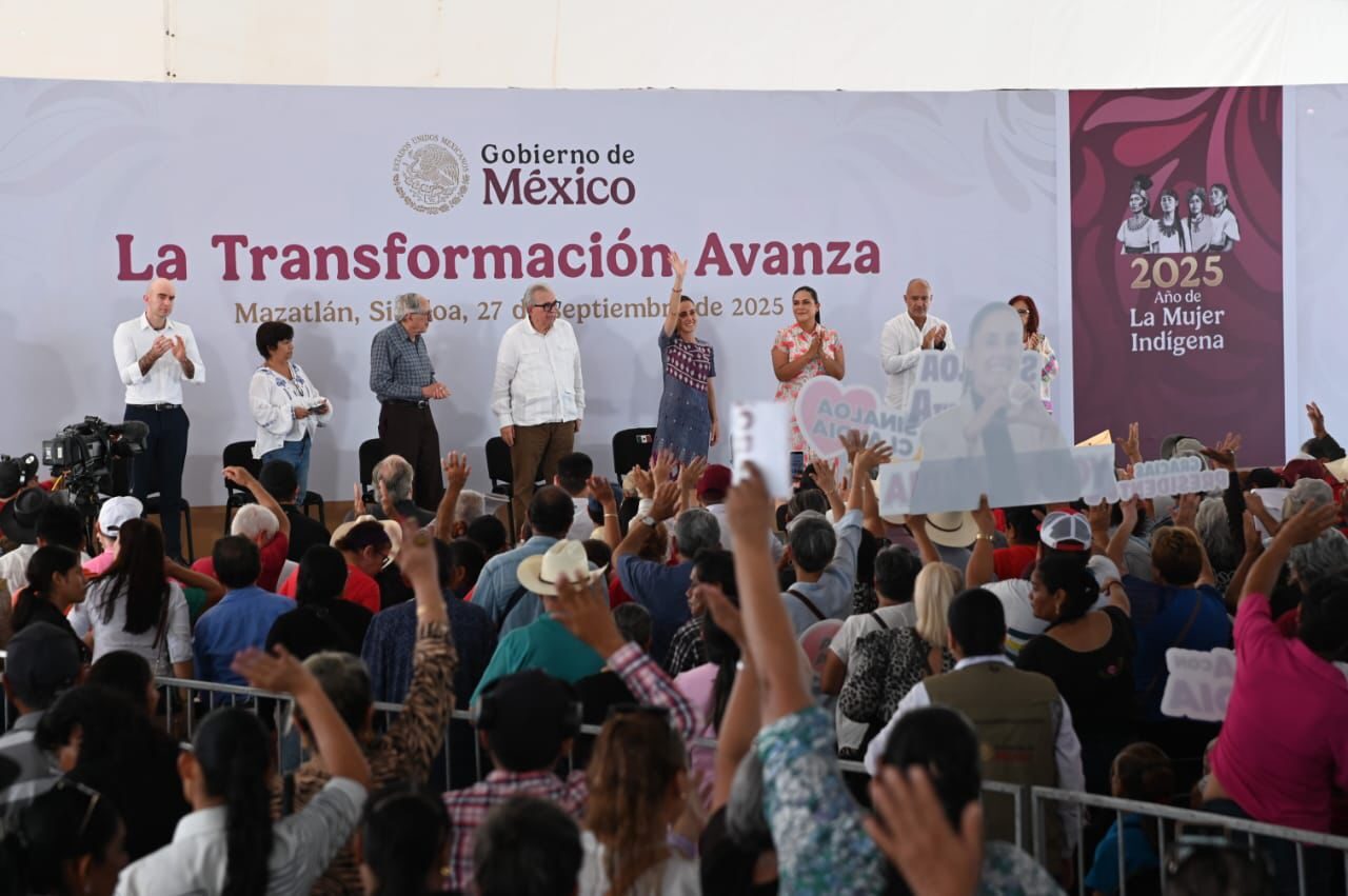 En su visita a Sinaloa, la UAS expresa su apoyo y respaldo a la Presidenta Claudia Sheinbaum y sus políticas sociales y educativas; acude el Rector como invitado especial