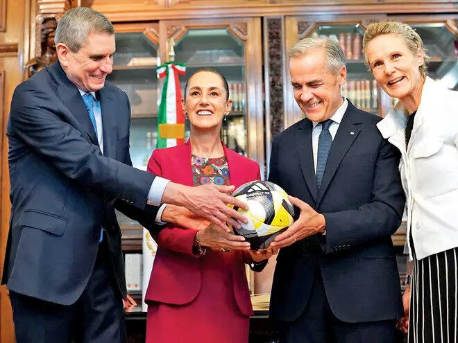 Primer ministro canadiense y Presidenta se reúnen en México